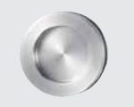   CIRCLE Húzókagyló üvegajtóhoz felragasztható, átm:68mm, alu ezüst